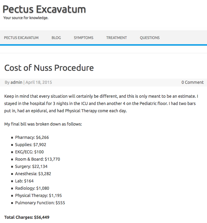 цена операции по Нассу http://pectusknowledge.com/cost-of-nuss-procedure/
